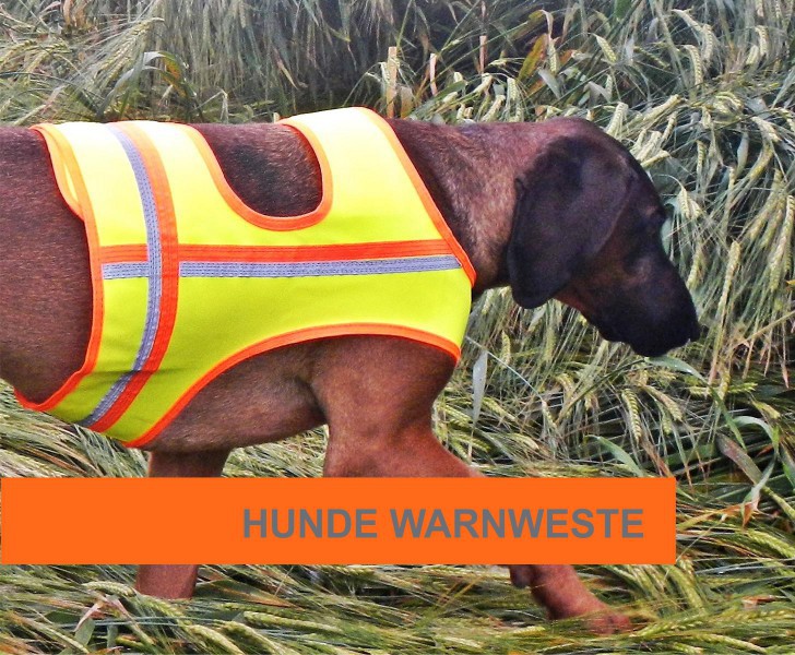 BWare* Hunde Warnweste mit Reflektionsstreifen gelborange alle Größen